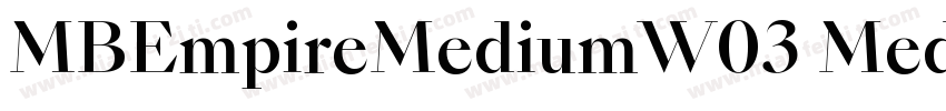 MBEmpireMediumW03 Medium Regula字体转换